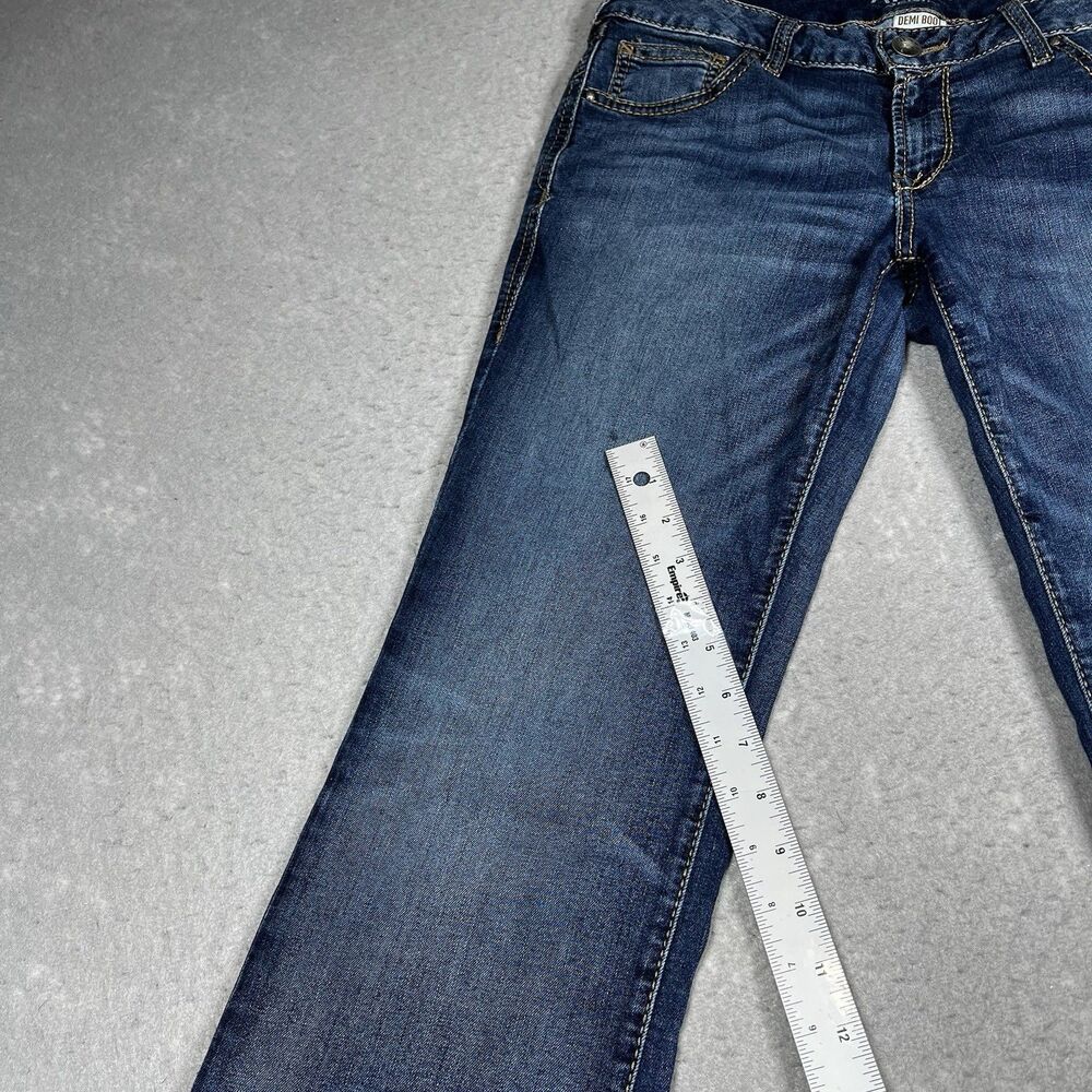 Ariat Demi Boot Jeans Womens 29S Medium Wash Blue Denim Stretch Low Rise Western - Picture 11 of 12